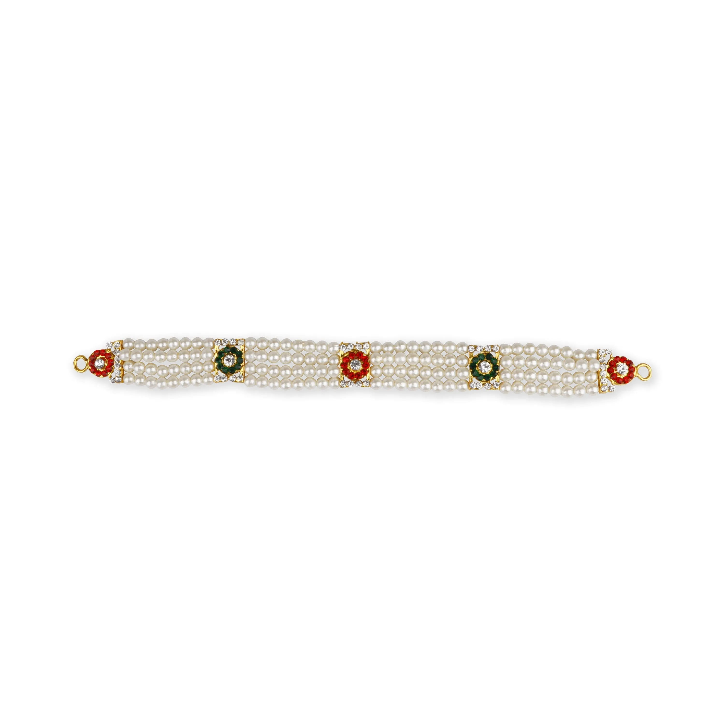 Moti Belt - 10 Inches | Waist Belt/ Deity Jewellery/ Ottiyanam for Deity