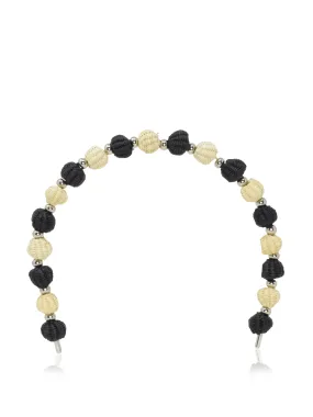Natural and black Ruby hairband