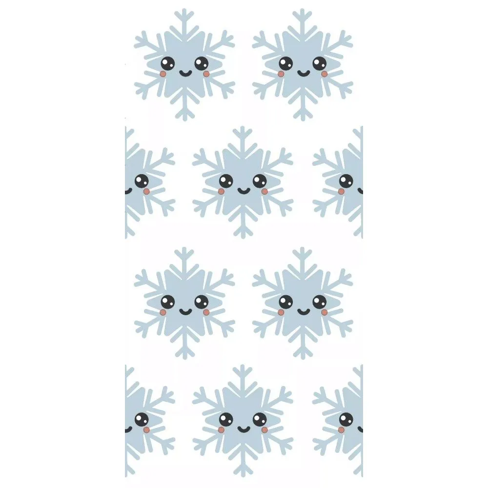 N.J Products 22cm Happy Snow Hanky (Pack of 10)