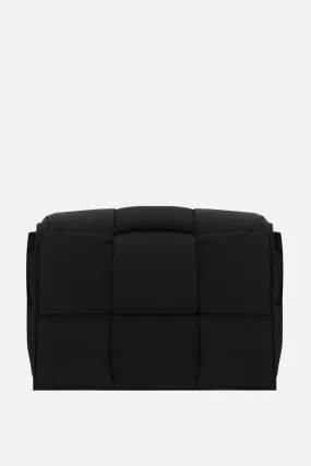 Padded Intrecciato Nylon Crossbody Bag
