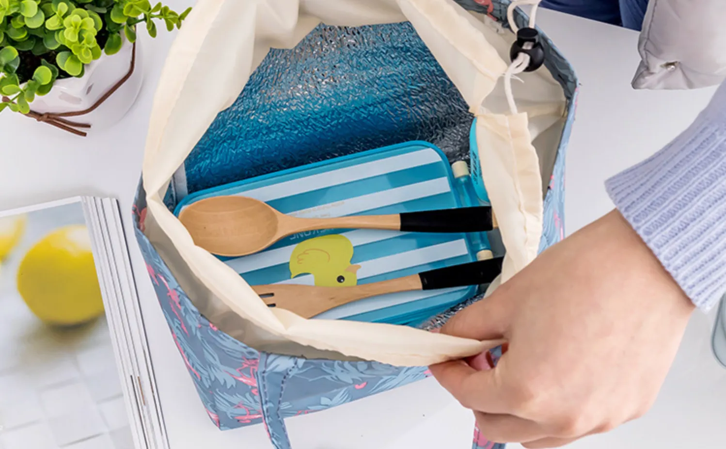 Pattern Design Tote Bag