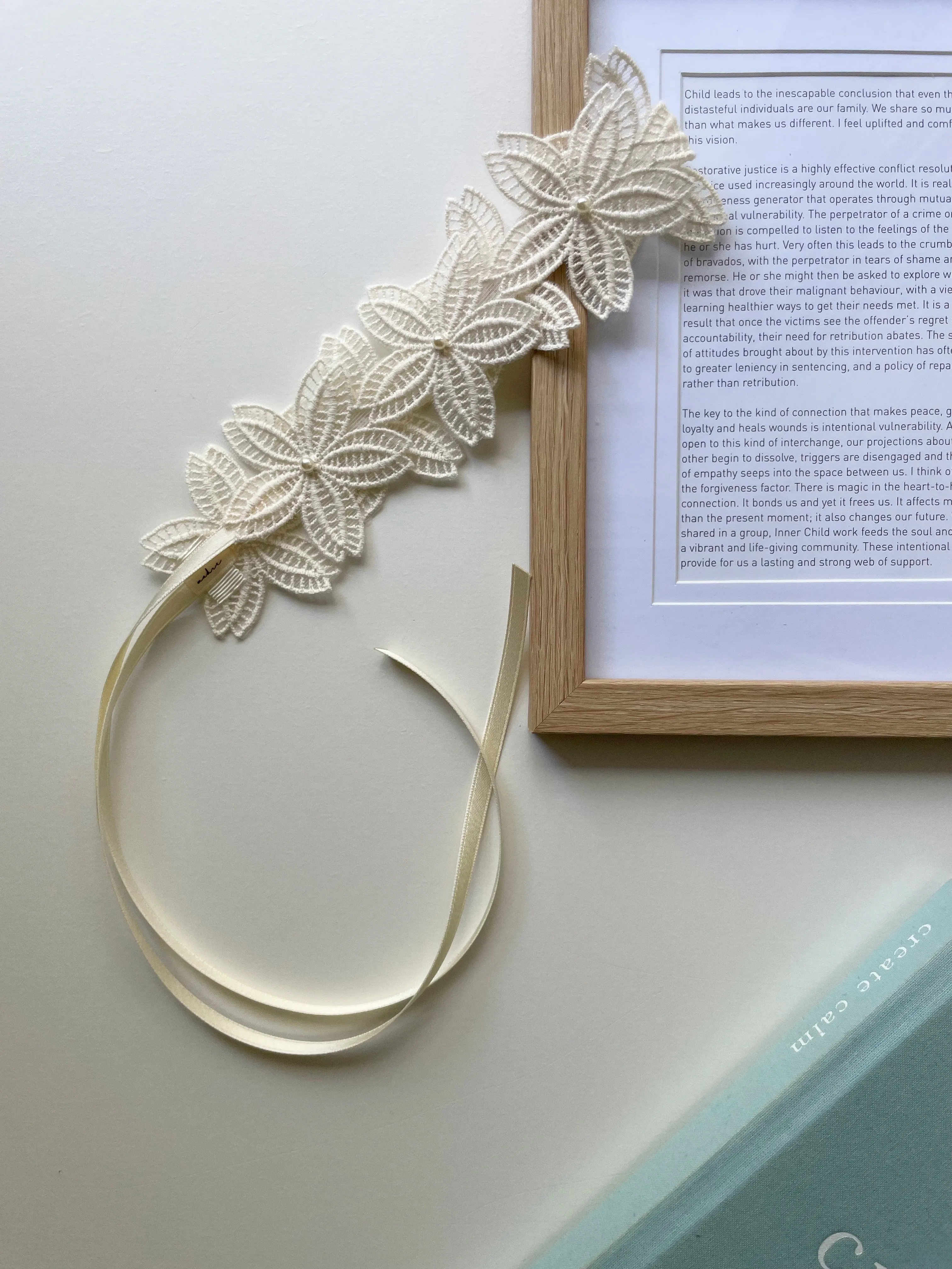 Pearl Flower Headband