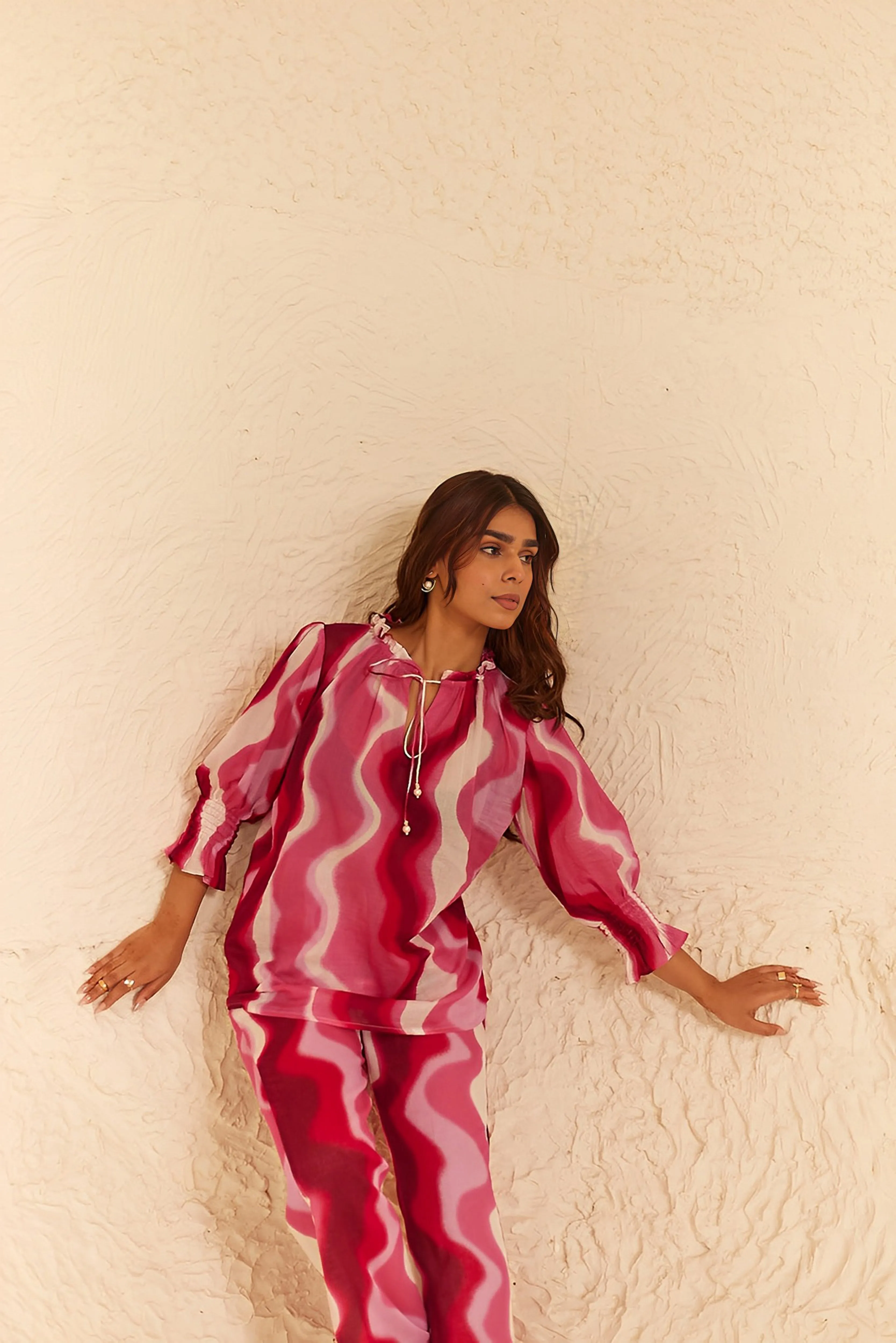 Pink Printed Co-ord Set