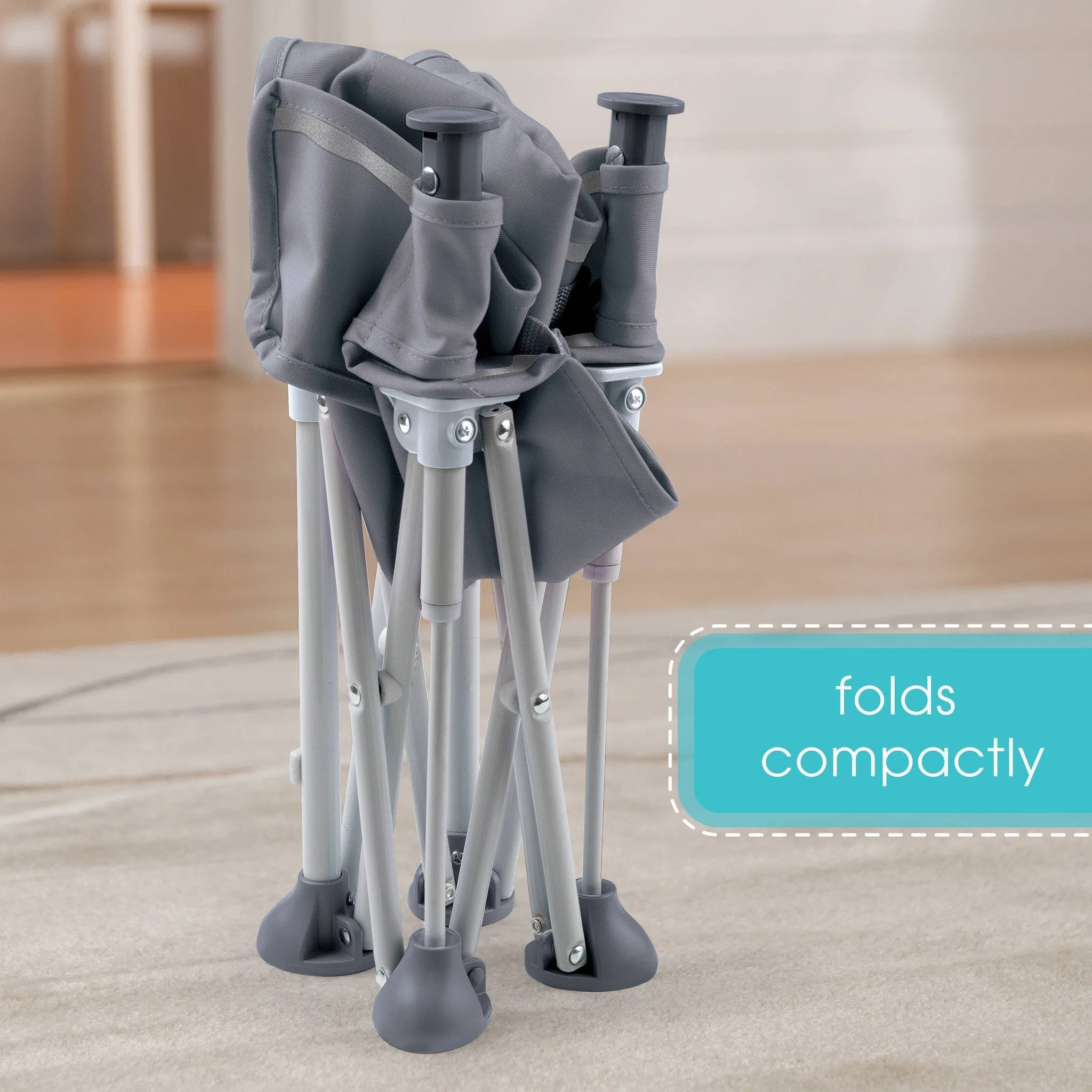 Pop 'N Sit Portable Infant Booster Seat - Sport Gray