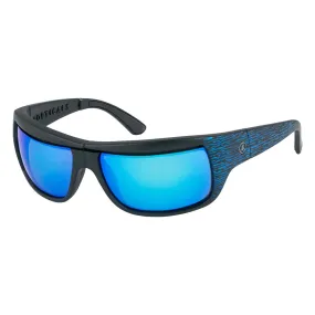 POPH2O | Polarized, Matte Blue/Black Wood, Blue Mirror
