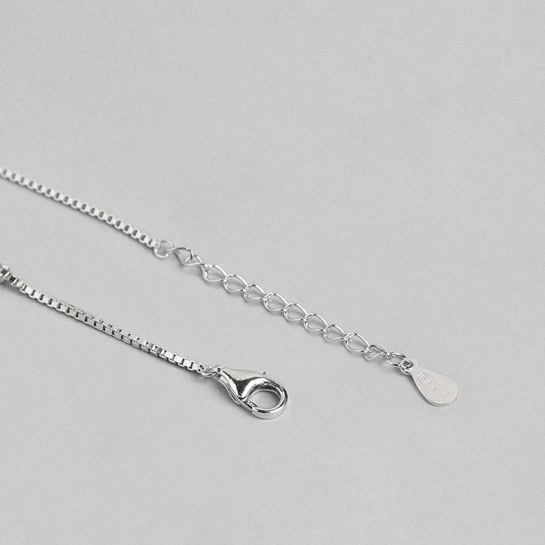 Pretty Delicate Drops 925 Silver Anklets