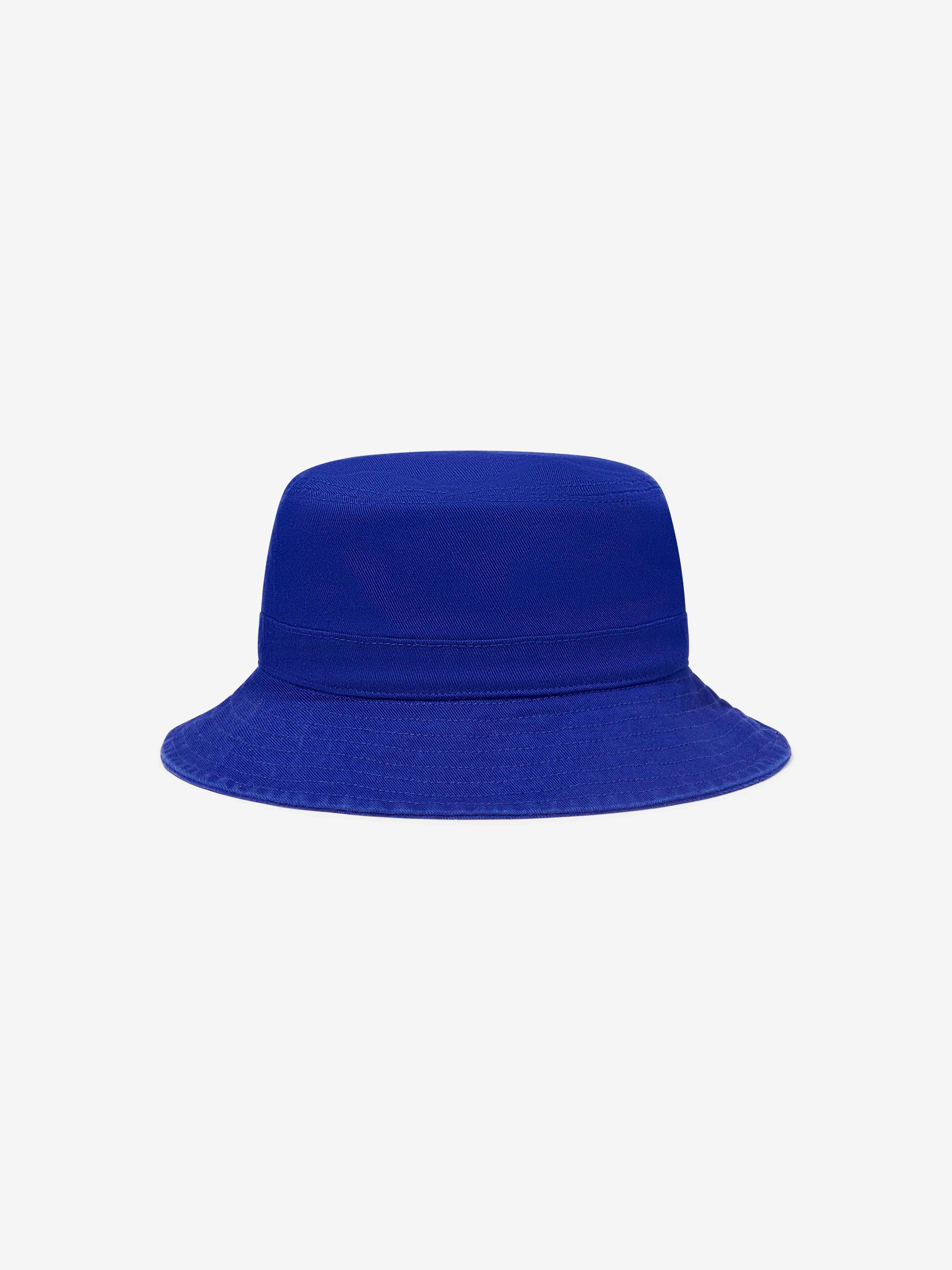 Ralph Lauren Boys Logo Bucket Hat in Blue