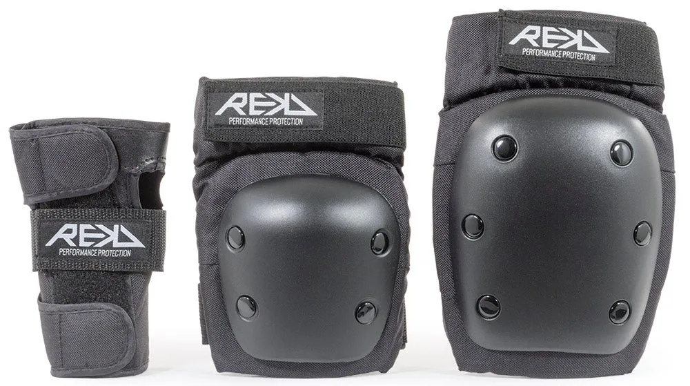 REKD Heavy Duty Skate Protection Triple Pad Set - All Colours
