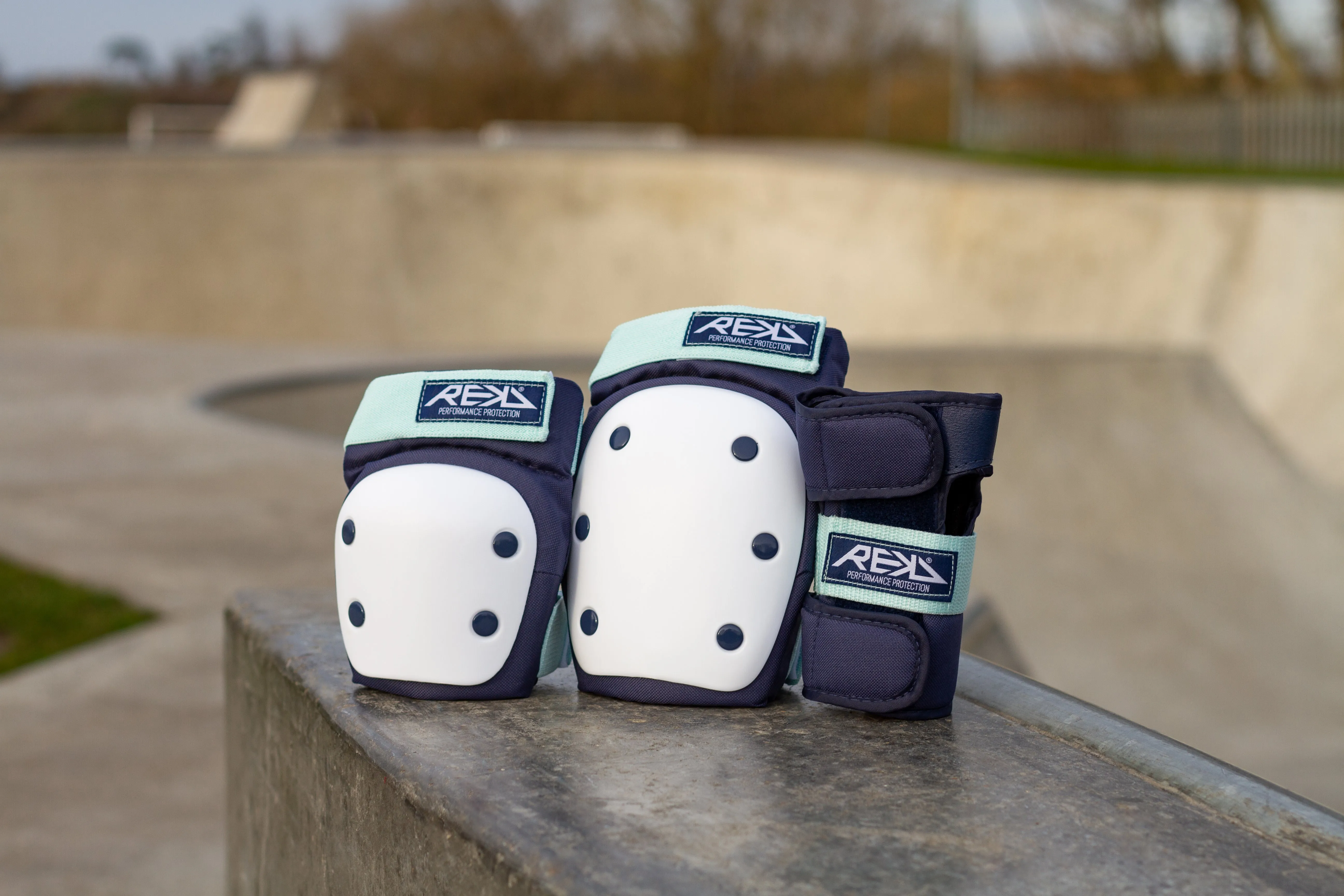 REKD Heavy Duty Skate Protection Triple Pad Set - All Colours