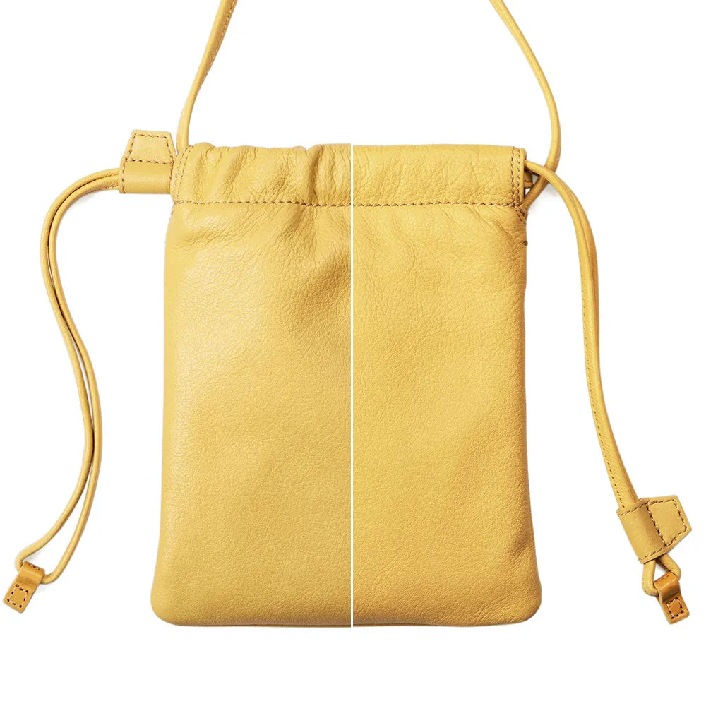 Ruffle Drawstring Pouch