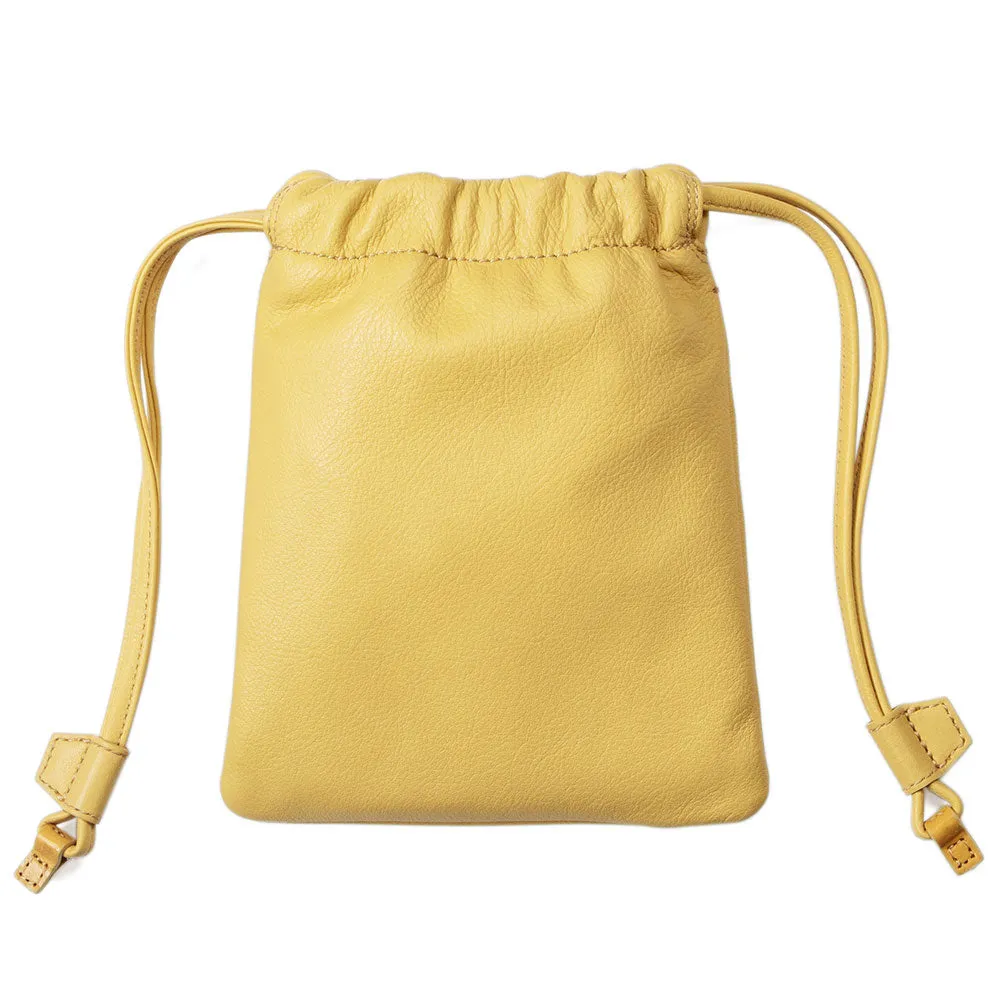 Ruffle Drawstring Pouch