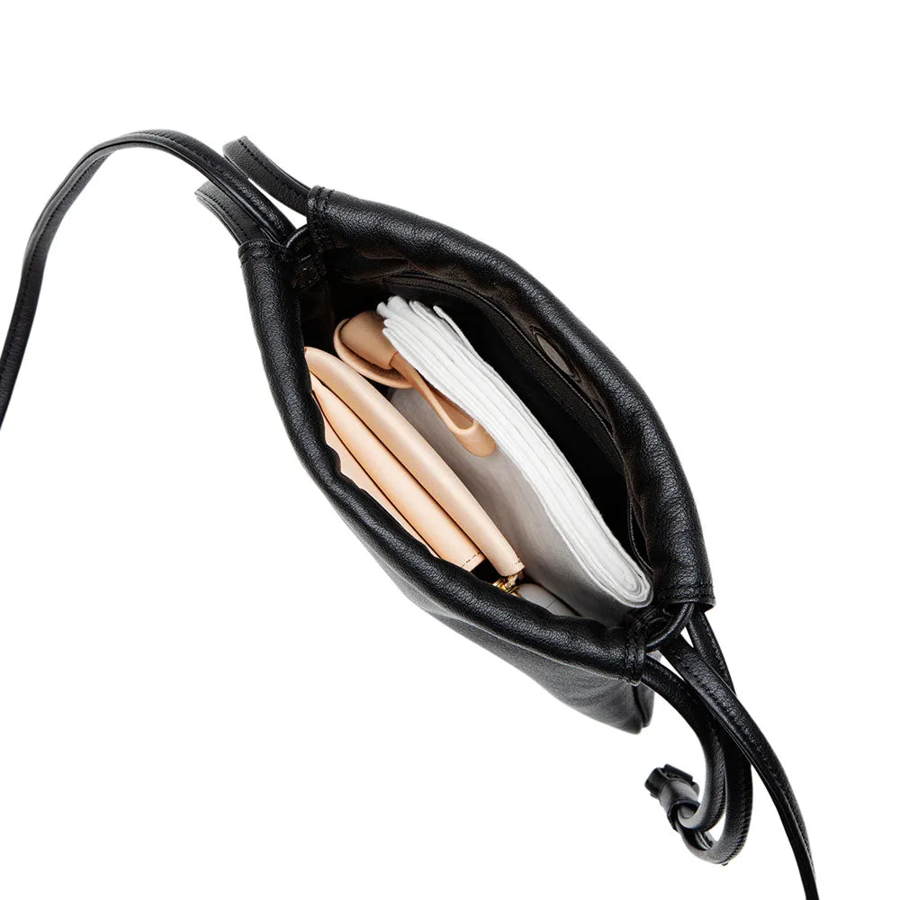 Ruffle Drawstring Pouch