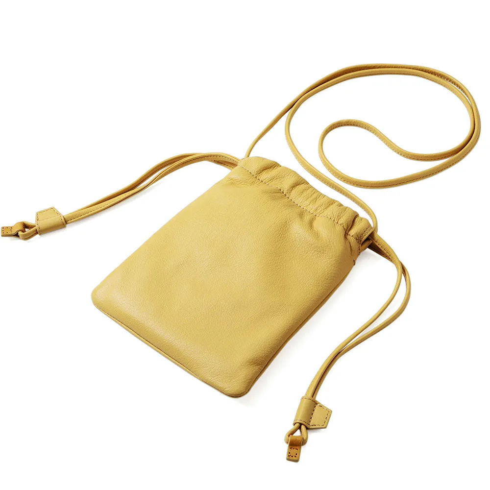 Ruffle Drawstring Pouch