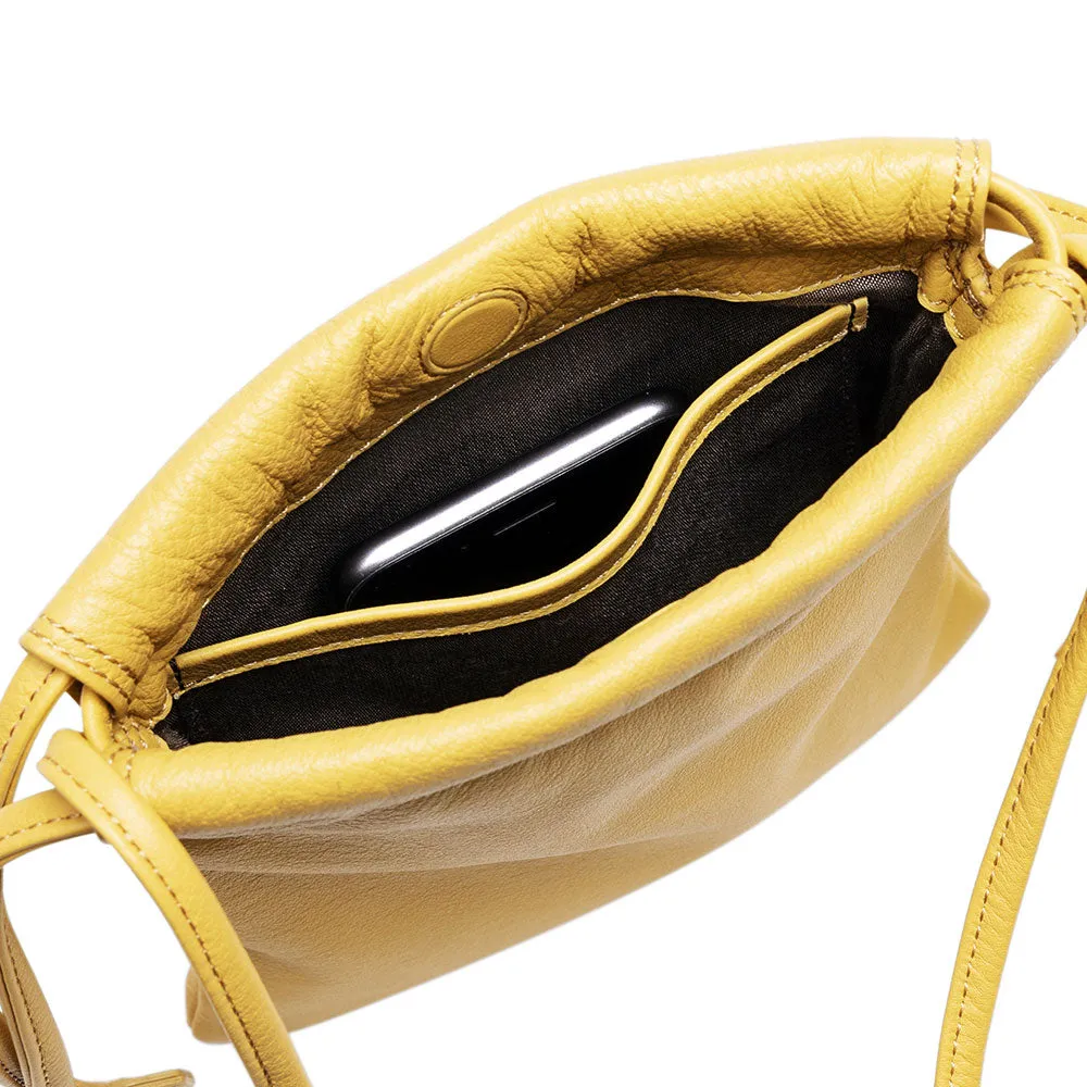 Ruffle Drawstring Pouch