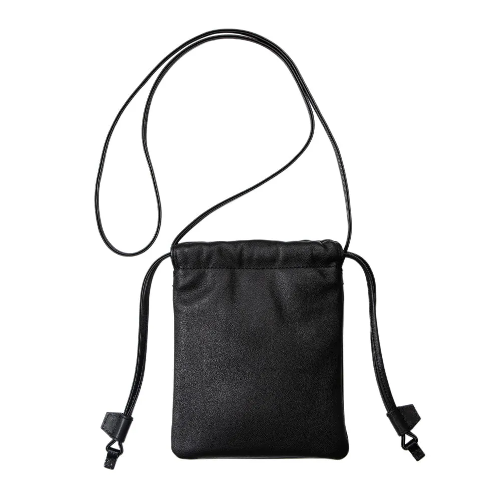 Ruffle Drawstring Pouch