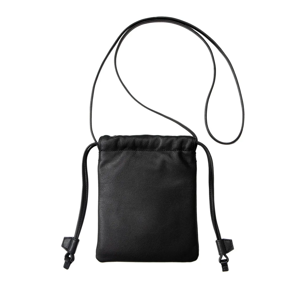 Ruffle Drawstring Pouch