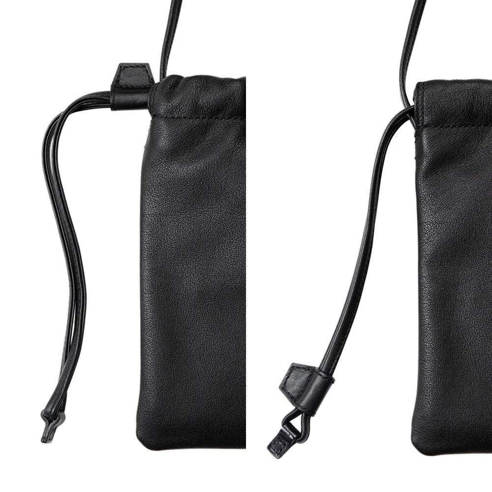 Ruffle Drawstring Pouch