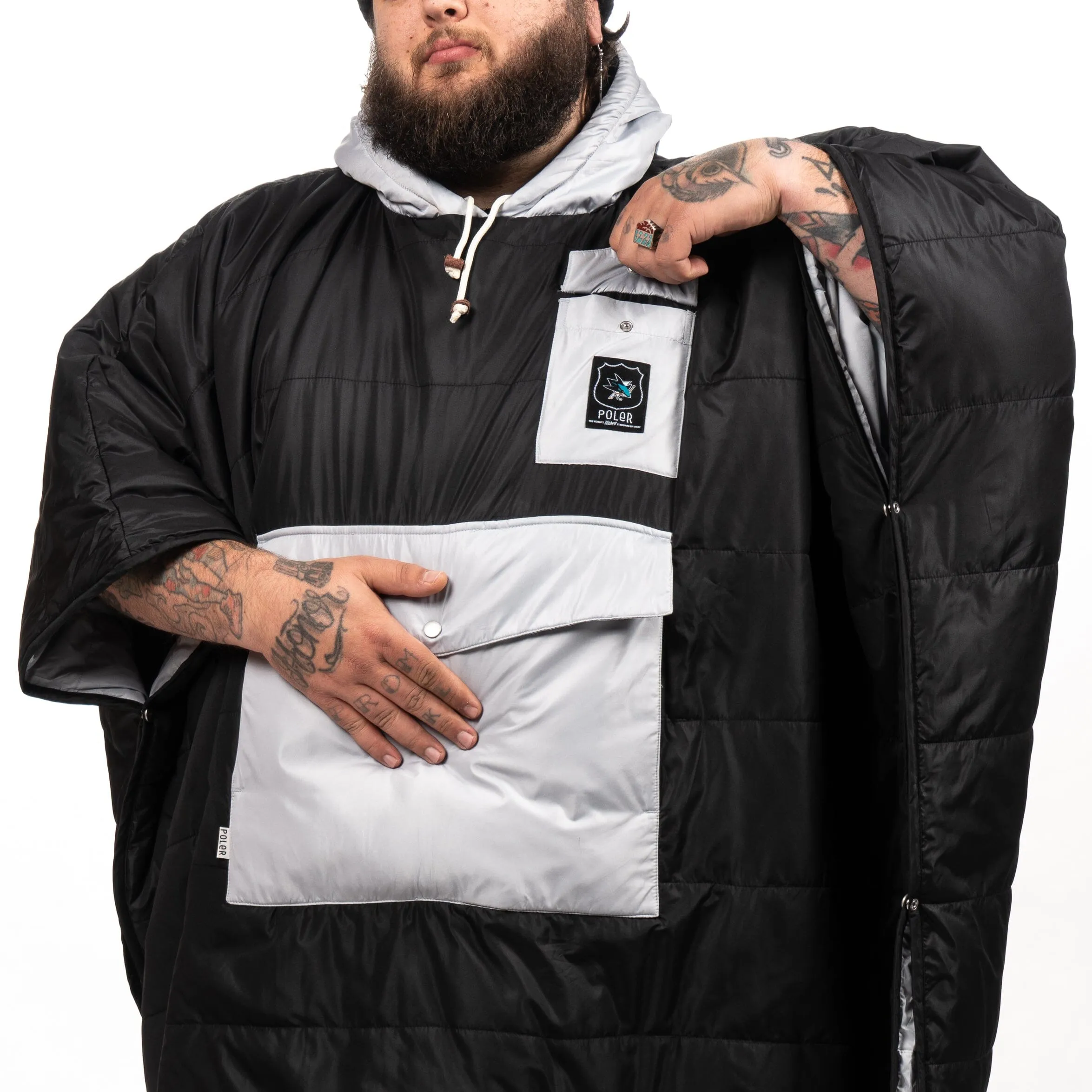 San Jose Sharks Hockey Poncho
