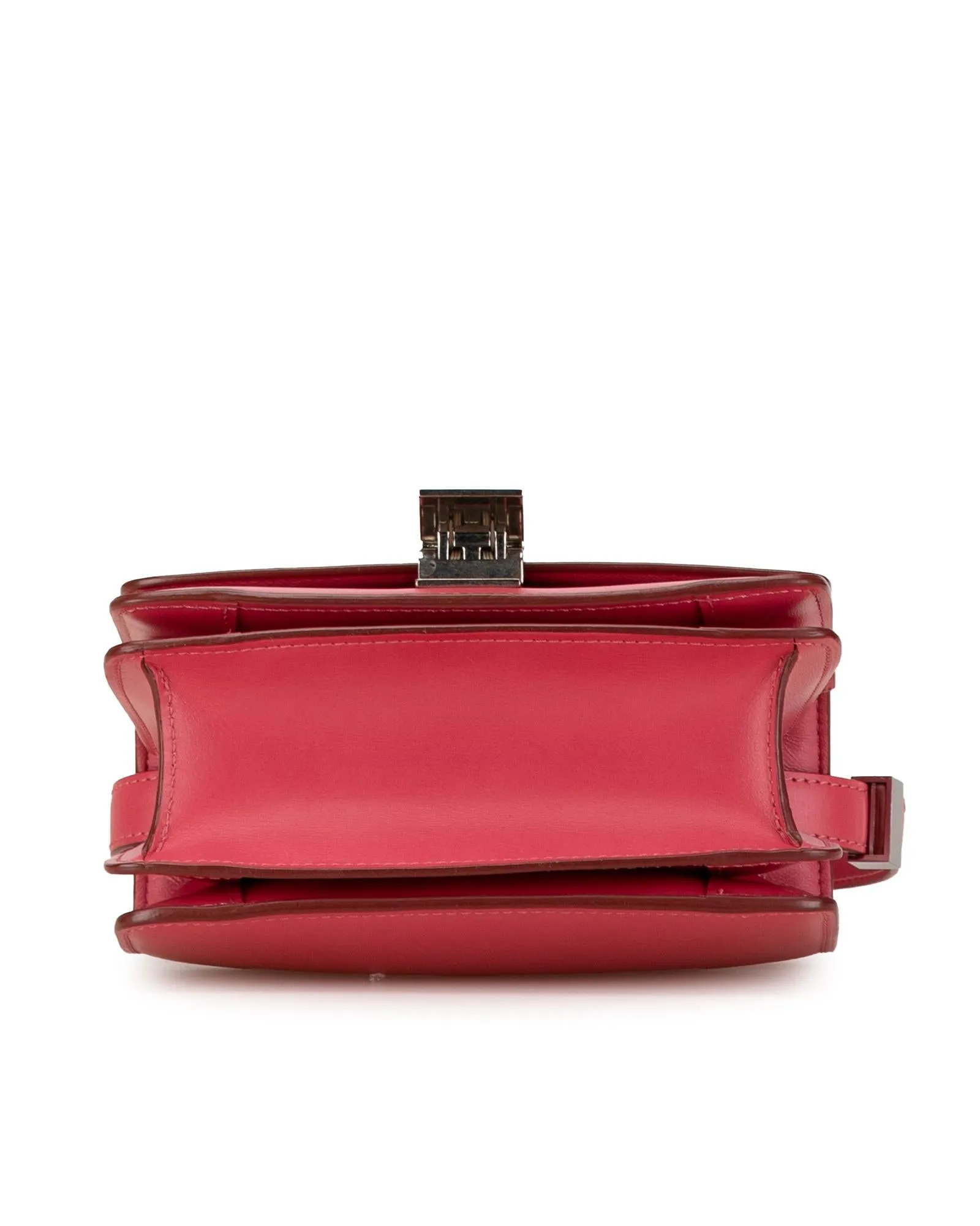 Small Calfskin Classic Box Crossbody Bag with Interior Slip and Zip Pockets