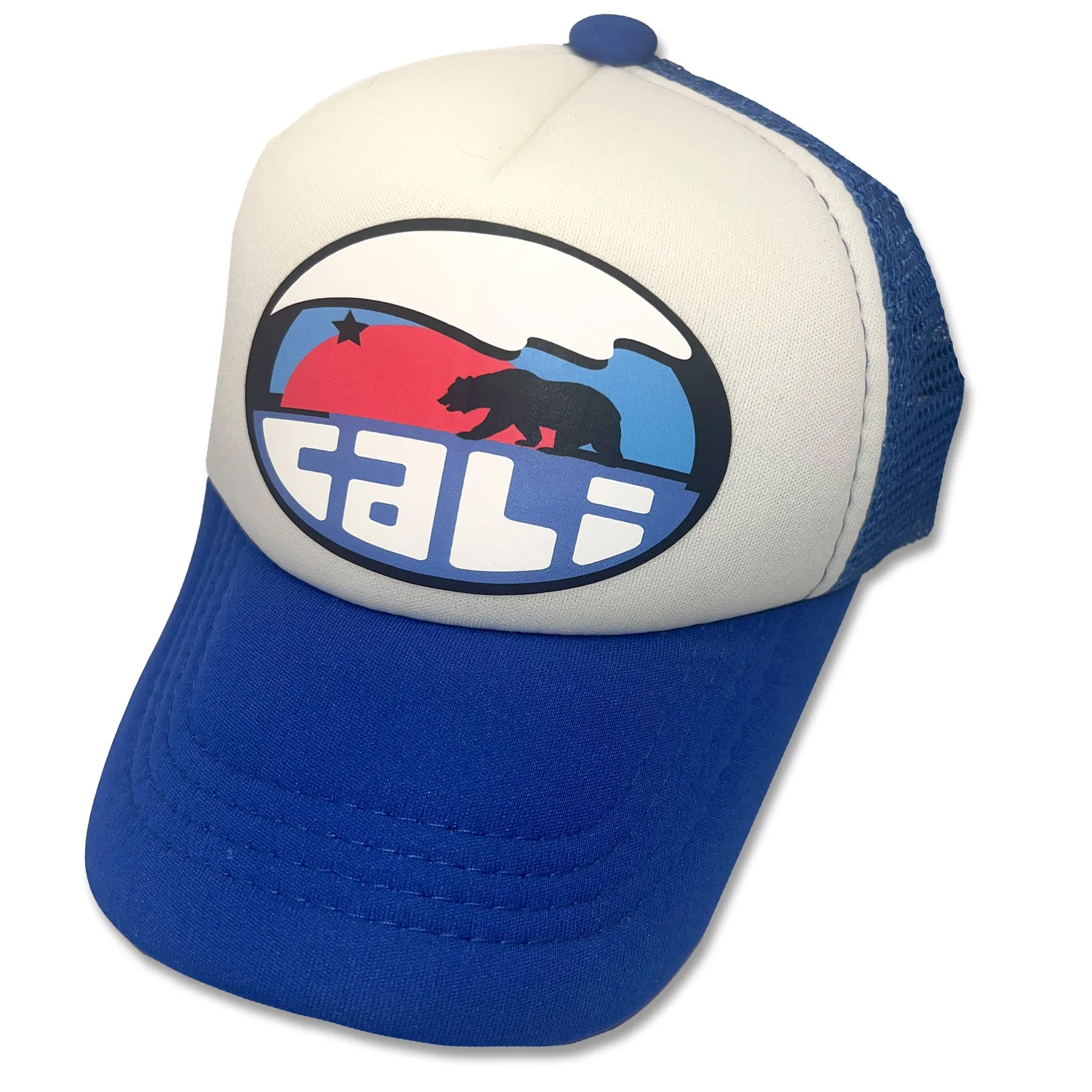 Sol Baby California Mountain Wave Royal Trucker Hat