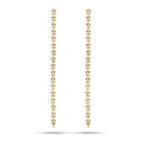 Stone Belt - 12 Inch | Waist Belt/ Multicolour Stone Jewelry/ Jewellery for Deity
