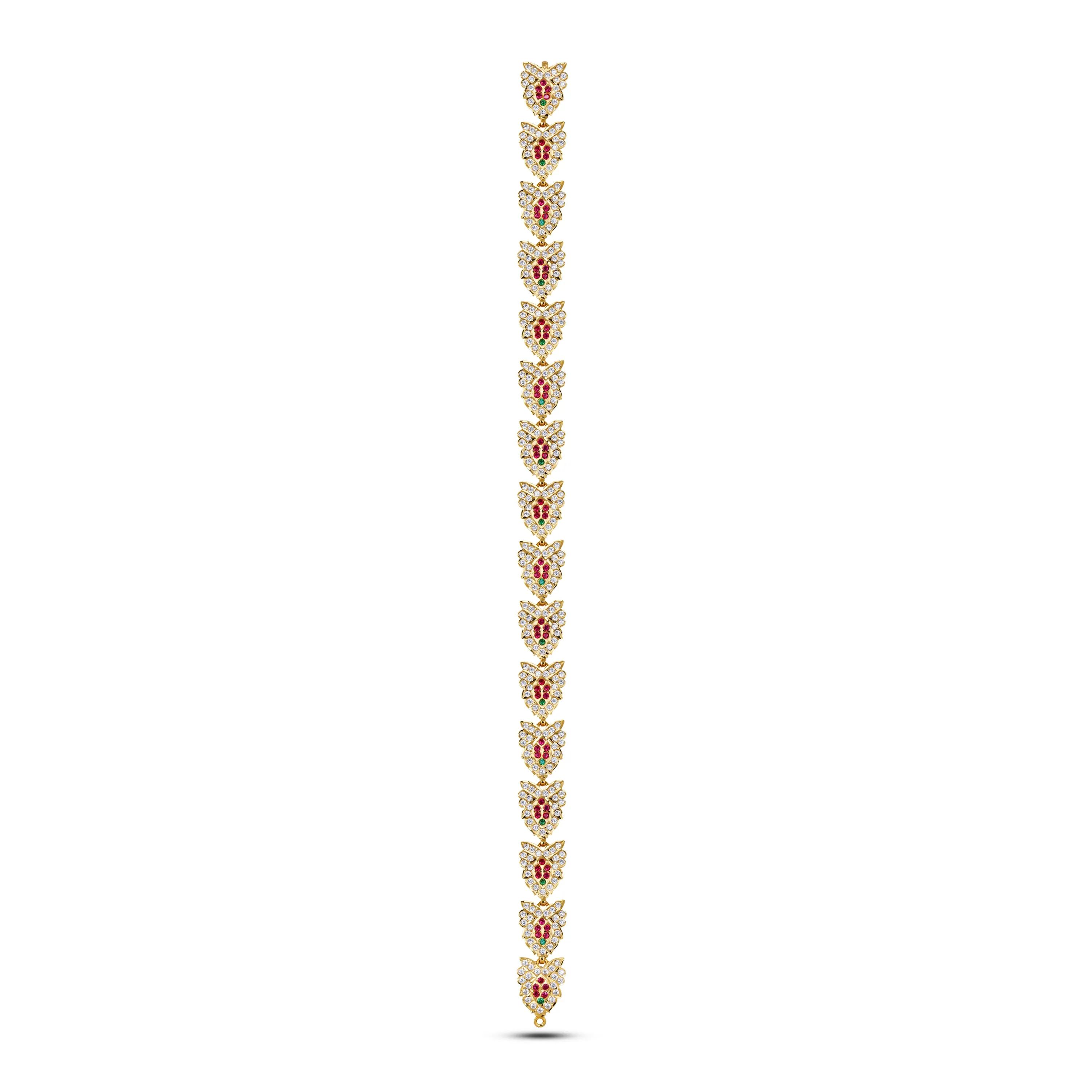 Stone Belt - 18 Inch Flower | Waist Belt/ Multicolour Stone Jewelry/ Jewellery for Deity