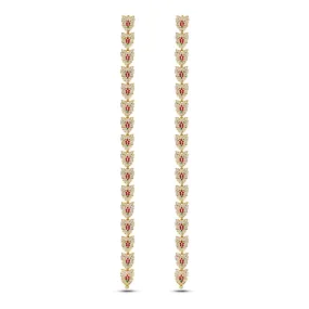 Stone Belt - 18 Inch Flower | Waist Belt/ Multicolour Stone Jewelry/ Jewellery for Deity