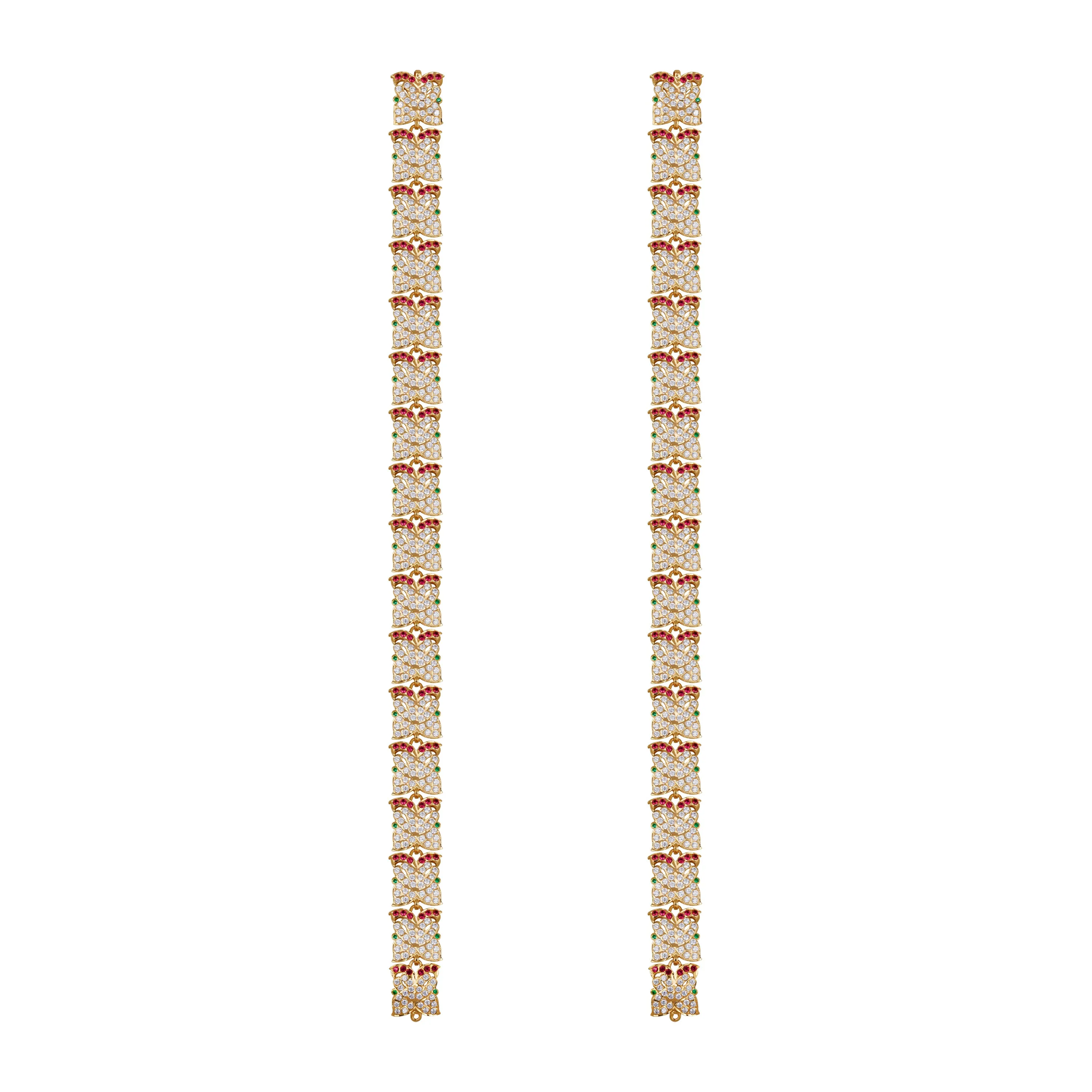 Stone Belt - 18 Inch | Waist Belt/ Multicolour Stone Jewelry/ Jewellery for Deity