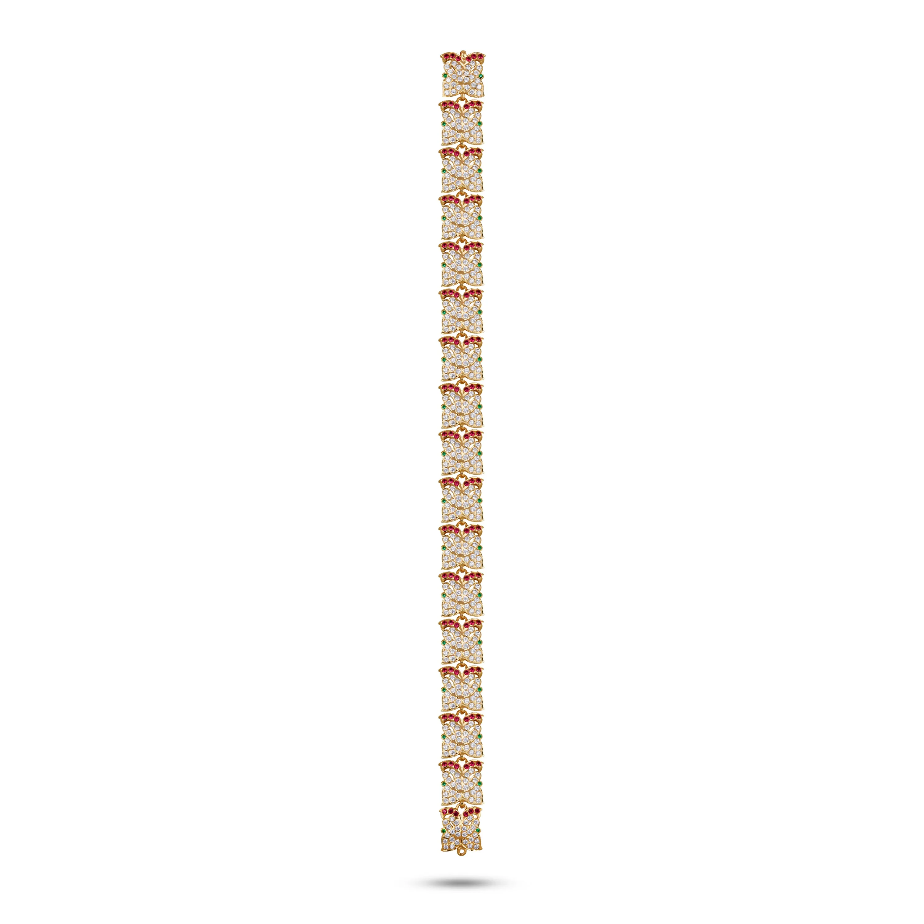 Stone Belt - 18 Inch | Waist Belt/ Multicolour Stone Jewelry/ Jewellery for Deity