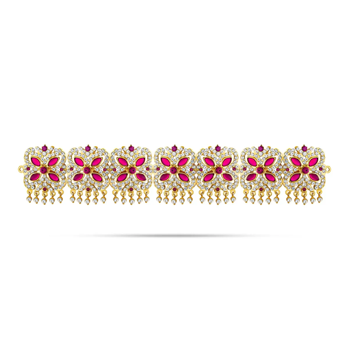 Stone Hip Belt - 10.5 Inches | Stone Jewellery/ Stone Waist Belt/ Stone Belt for Deity Decor