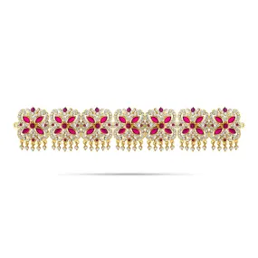 Stone Hip Belt - 10.5 Inches | Stone Jewellery/ Stone Waist Belt/ Stone Belt for Deity Decor