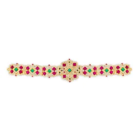 Stone Hip Belt - 11 Inch | Ottiyanam/ Waist Belt/ Stone Belt for Deity