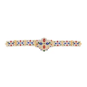 Stone Hip Belt - 13 Inch | Ottiyanam/ Waist Belt/ Stone Belt for Deity