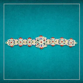 Stone Hip Belt - 8 Inch | Ottiyanam/ Waist Belt/ Stone Belt for Deity
