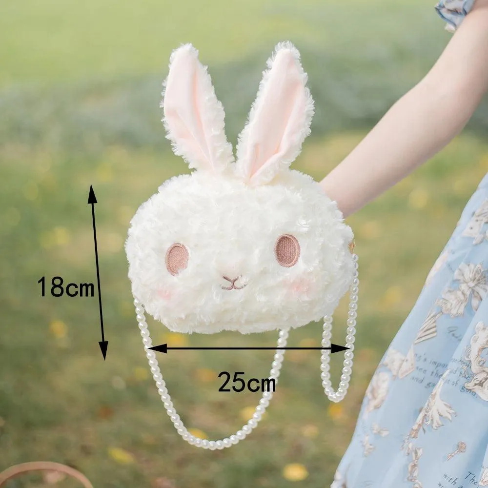 Sweet Mini Crossbody Rabbit Bag Kawaii Academia Y2K Cottagecore Coquette Fairycore Dollette Princesscore