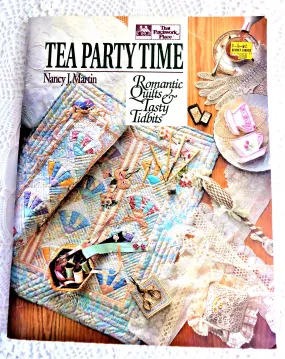 Tea Party Romantic Patchwork Quilting Guide 1992 Quilting Patterns Quilting Primer Sewing