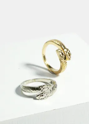 Textured Snake Ring