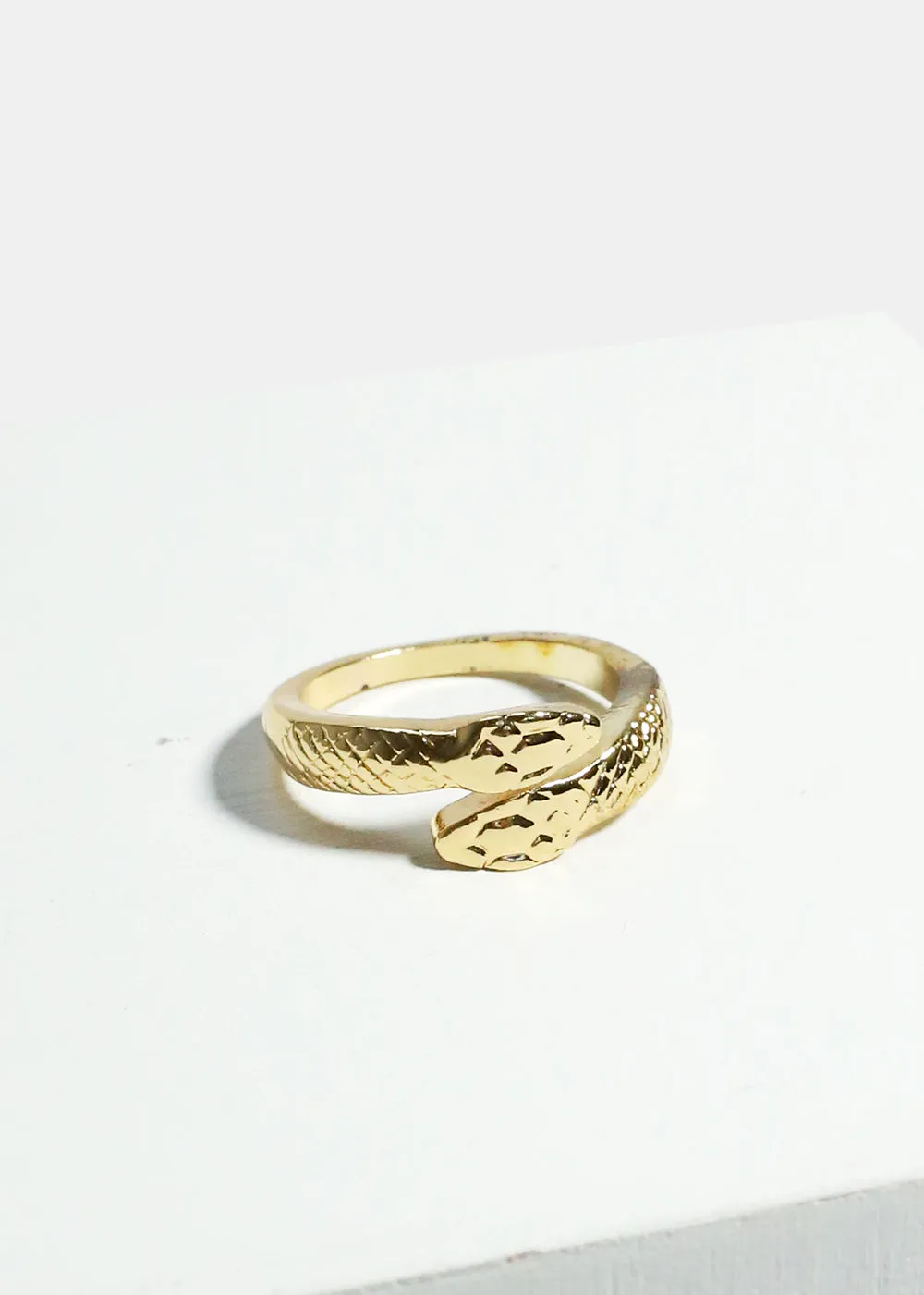 Textured Snake Ring