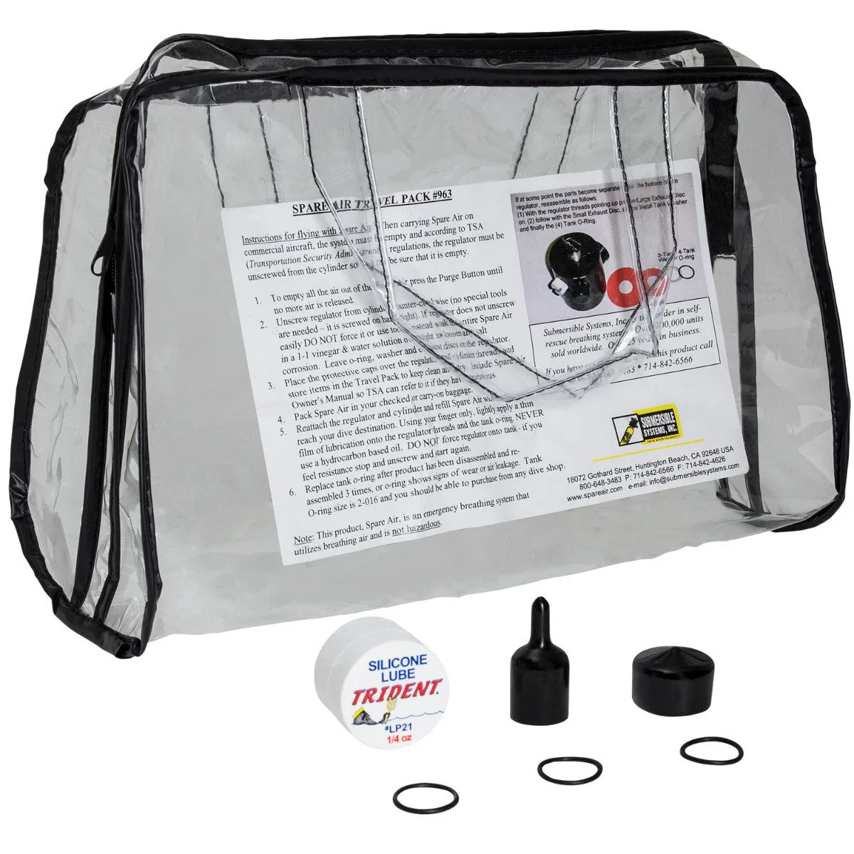 Travel Pack for spare air