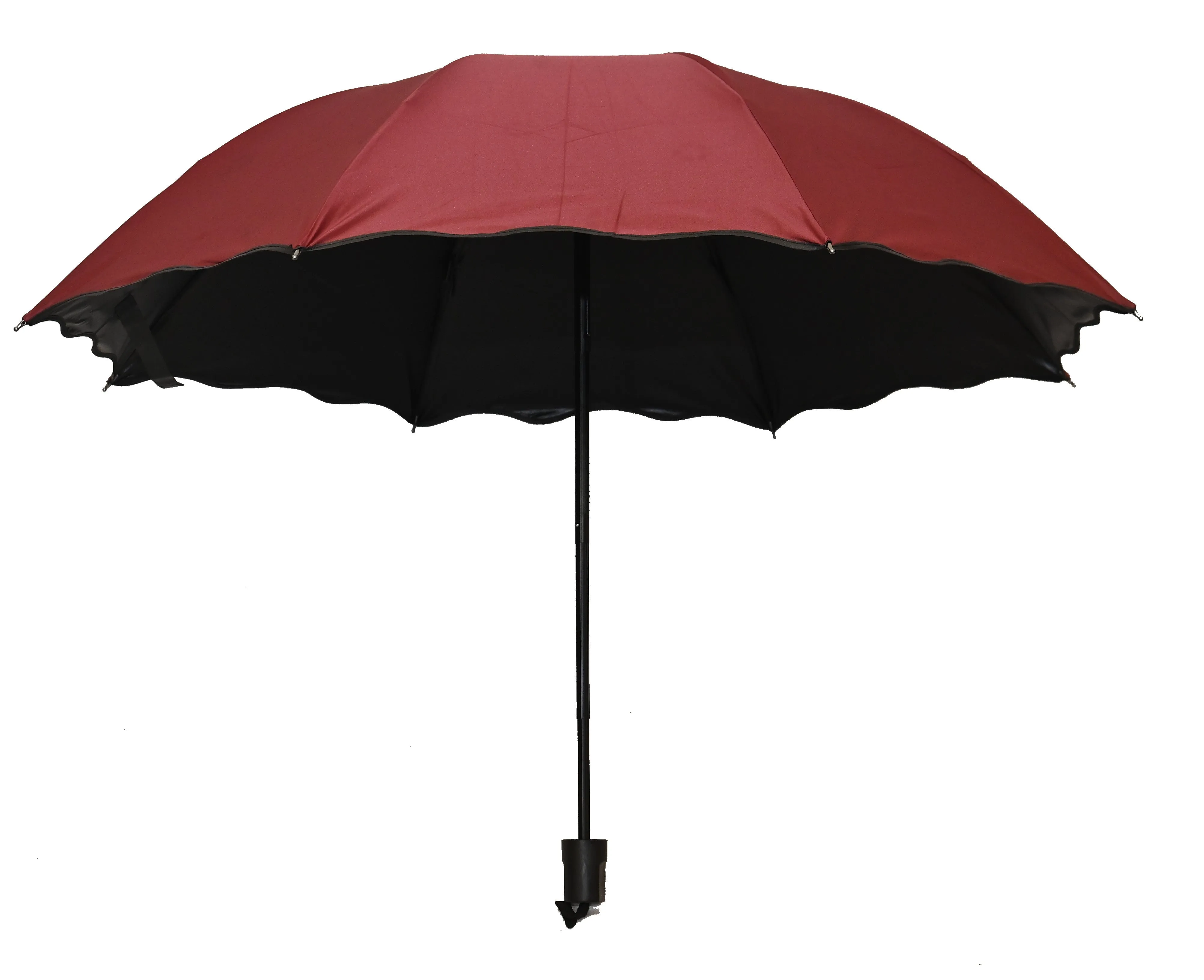 Water Magic Umbrella : 3 Fold Anti UV Protection, Beautiful Wave Design Solid Color Umbrella