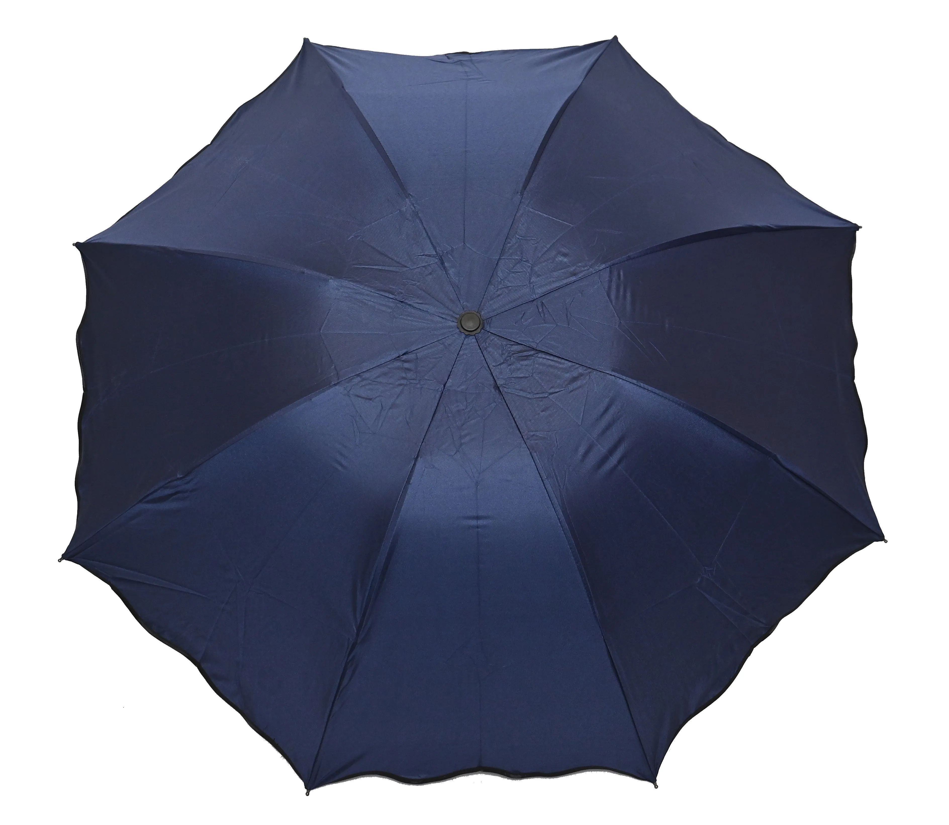 Water Magic Umbrella : 3 Fold Anti UV Protection, Beautiful Wave Design Solid Color Umbrella