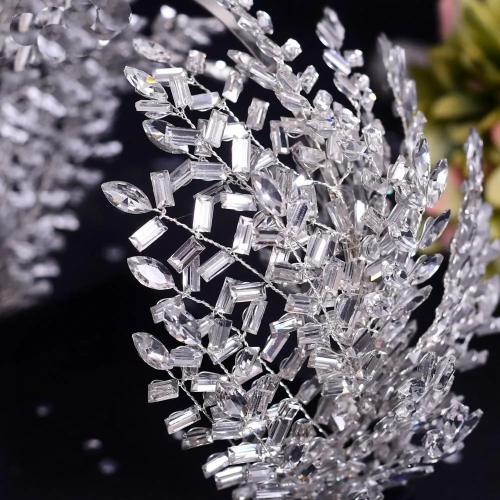 Women Rhinestone Headband / Bride Crown Hair Tiaras