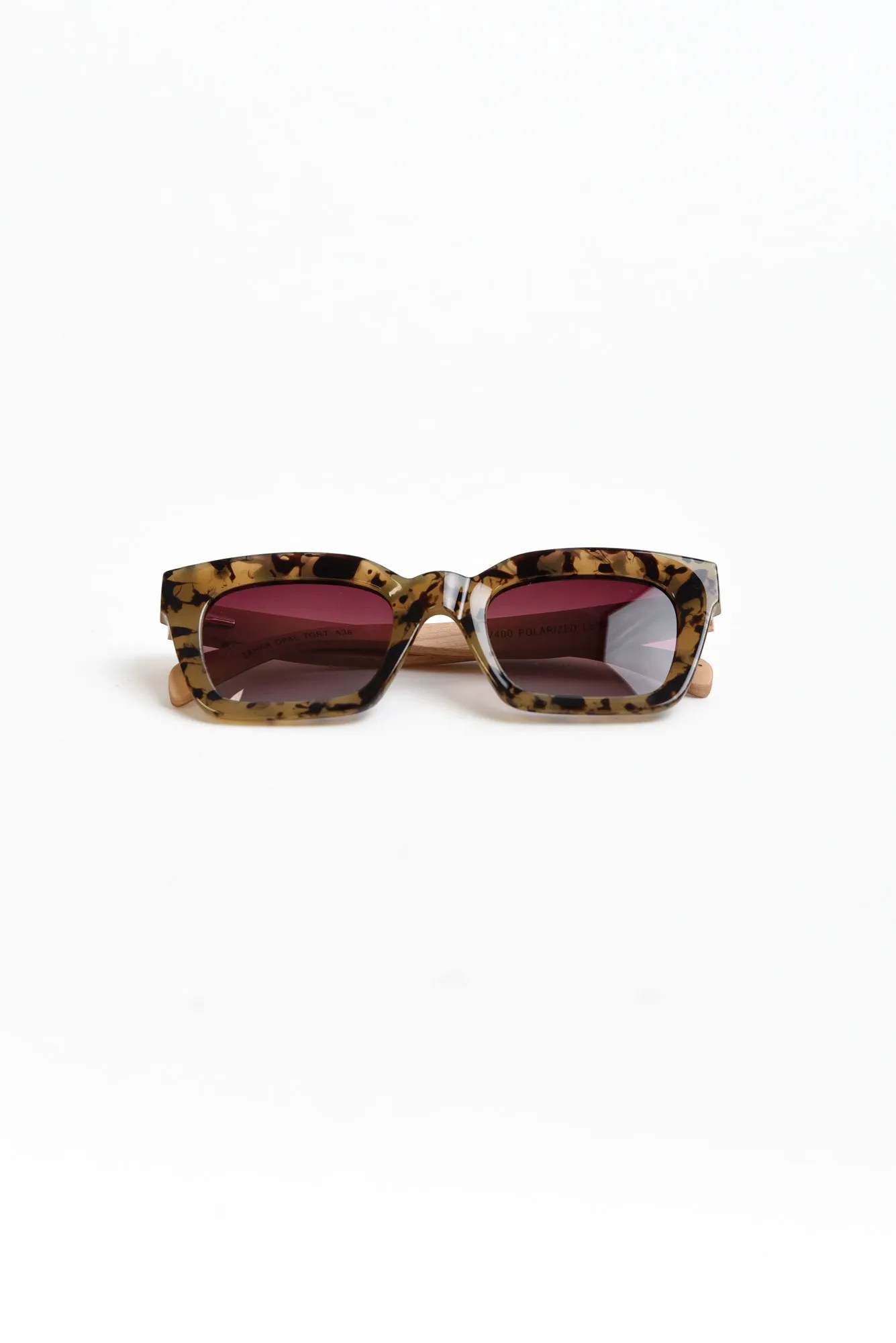Zanthe Tortoiseshell Wooden Sunglasses